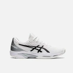 Asics Men's Solution Speed FF 2 Tennis Shoe, White/Black