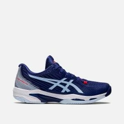 Asics Women's Solution Speed FF 2 Tennis Shoe, Dive Blue/Soft Sky