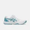 Asics Women's Gel-Dedicate 7 Tennis Shoe, White/Smoke Blue