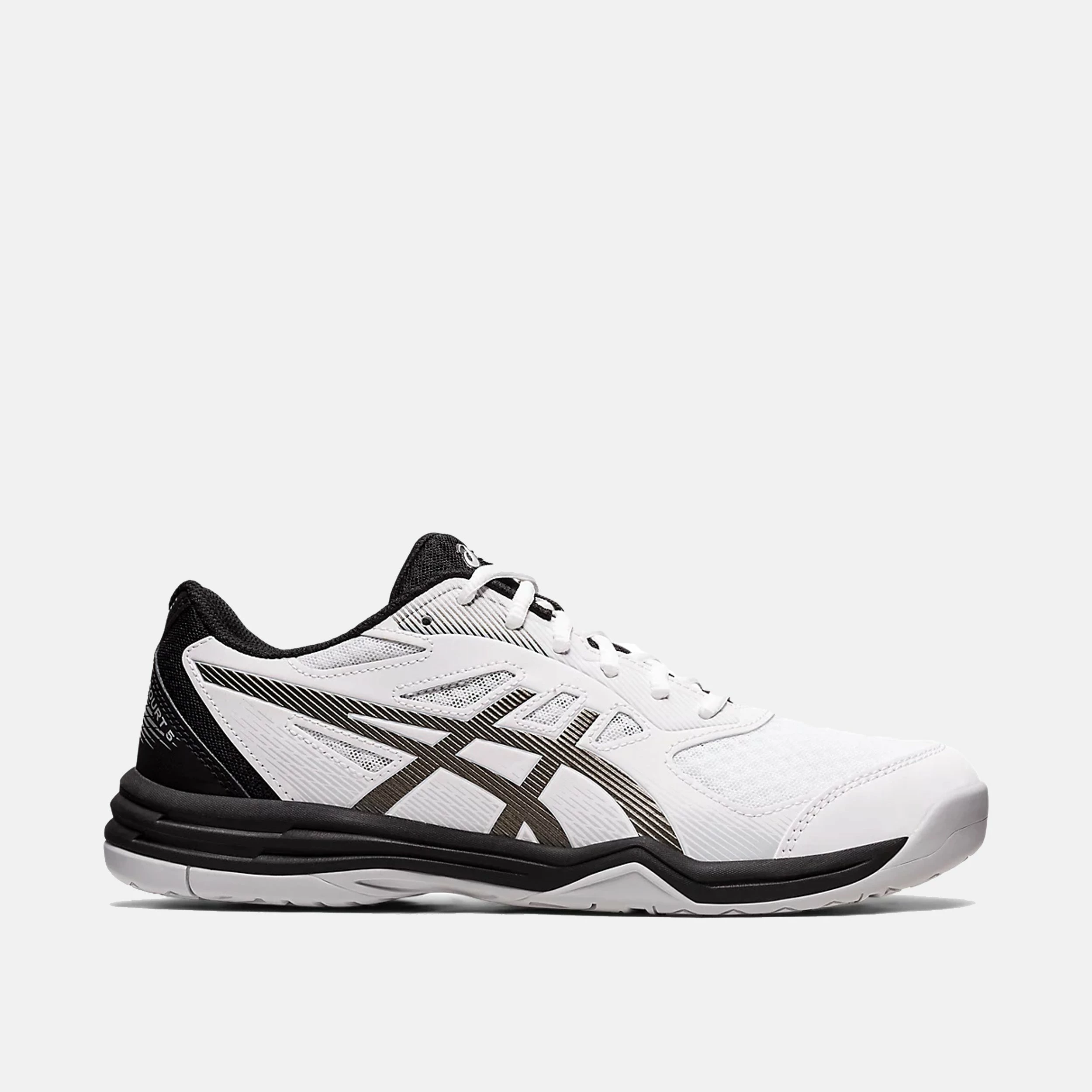 Asics Men's Upcourt 5 Volleyball Shoe, White/Gunmetal 1 Asics Men's Upcourt 5 Volleyball Shoe, White/Gunmetal
