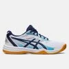 Asics Men's Upcourt 5 Volleyball Shoe, White/Indigo Blue