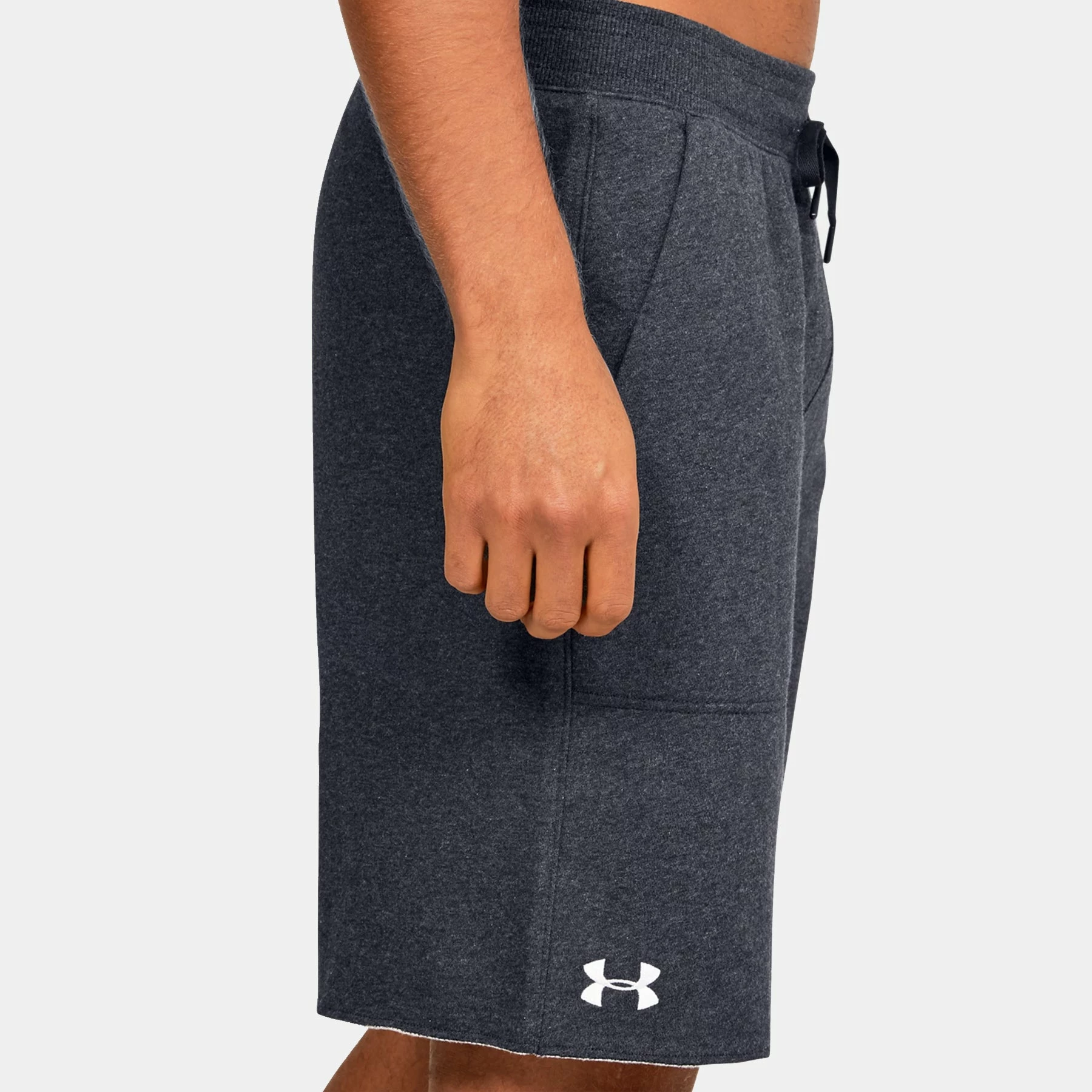 Under Armour Mens Hustle Fleece Short 2 Under Armour Mens Hustle Fleece Short - Image 2
