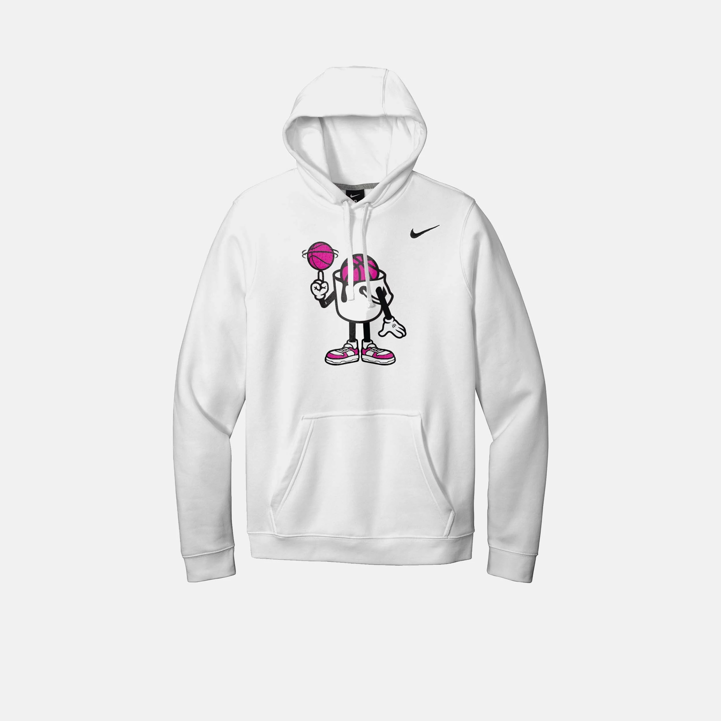 Bucket Get(Her) The Character Hoodie, White 1 Bucket Get(Her) The Character Hoodie, White