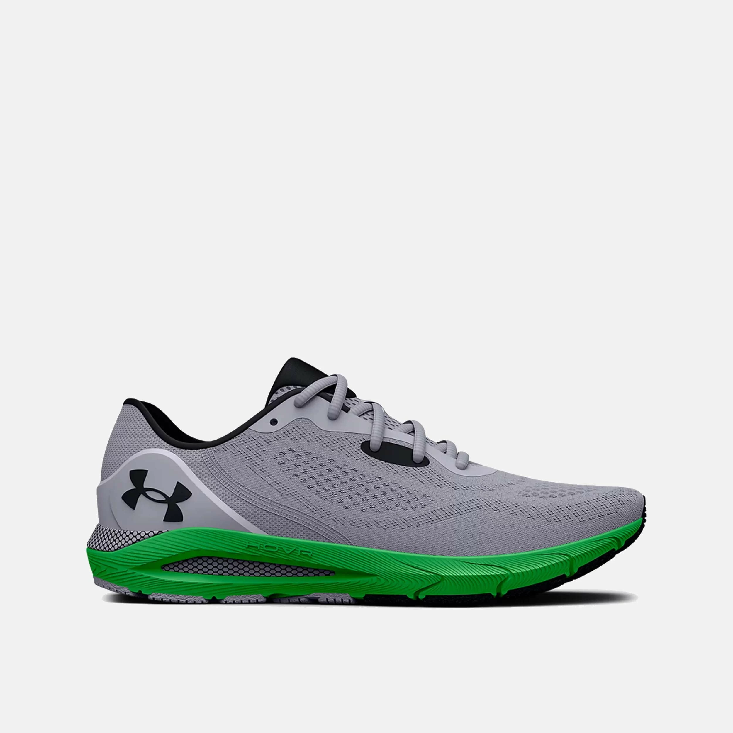 Under Armour Men's UA HOVR™ Sonic 5 Running Shoes, Mod Grey/Green 1 Under Armour Men's UA HOVR™ Sonic 5 Running Shoes, Mod Grey/Green