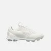 Mizuno Youth Girl's Wave Finch Lightrevo Molded Softball Cleat, White