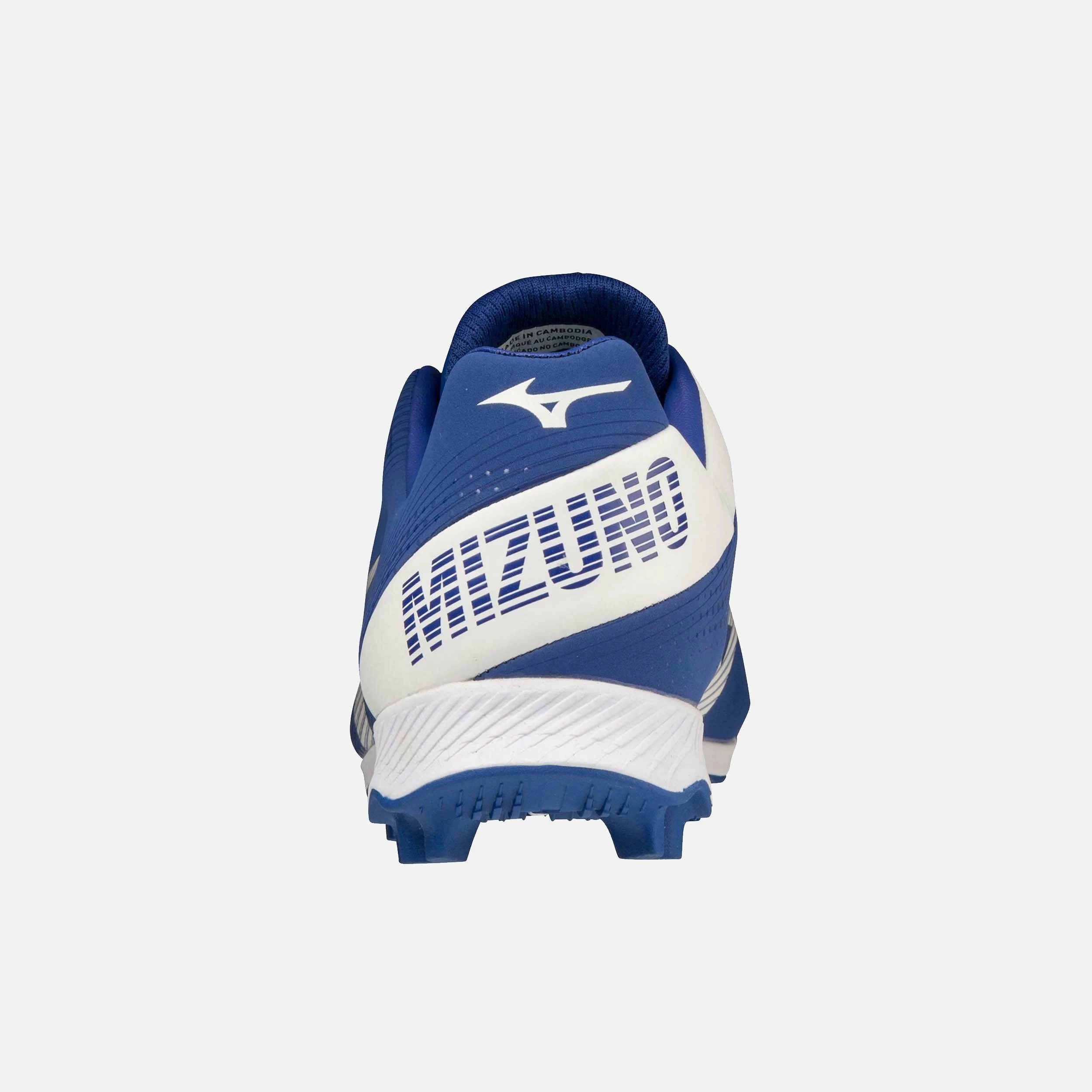 Mizuno Junior Wave Lightrevo TPU Molded Low Baseball Cleat, Royal/White 2 Mizuno Junior Wave Lightrevo TPU Molded Low Baseball Cleat, Royal/White - Image 2