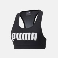 Puma Women's Mid Impact Graphic Long Line Bra