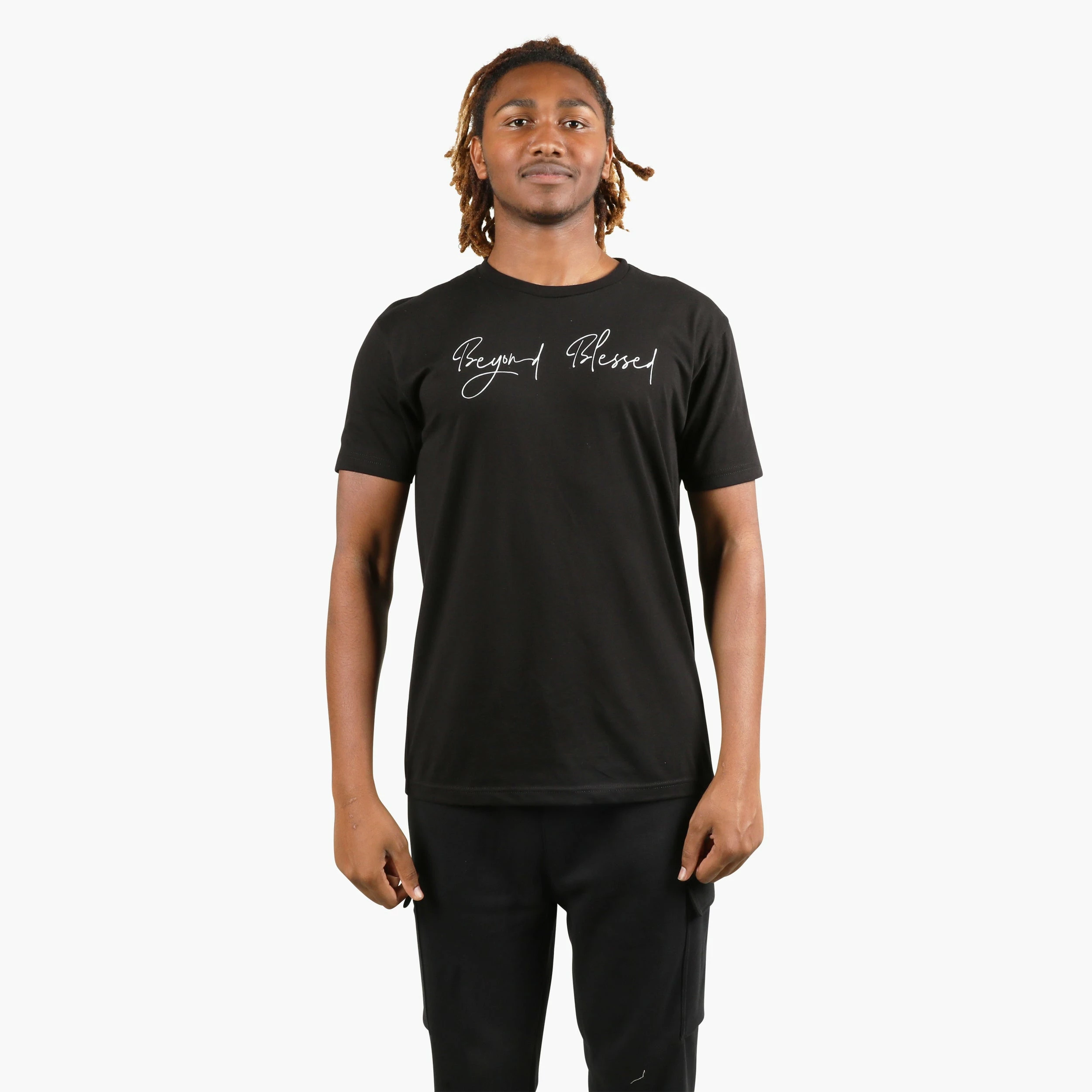 Beyond Blessed Script Short Sleeve T-Shirt 2 Beyond Blessed Script Short Sleeve T-Shirt - Image 2