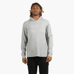 Beyond Blessed Script Logo Hoodie 15 Beyond Blessed Script Logo Hoodie -Running Shop bb nl9300 hoodie scriptbb heathergreywhite 1
