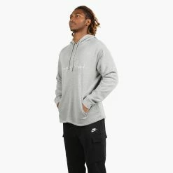 Beyond Blessed Script Logo Hoodie 23 Beyond Blessed Script Logo Hoodie -Running Shop bb nl9300 hoodie scriptbb heathergreywhite 3