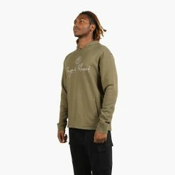 Beyond Blessed Script Logo Hoodie 20 Beyond Blessed Script Logo Hoodie -Running Shop bb nl9300 hoodie scriptbb heathermilitarygreenwhite 3