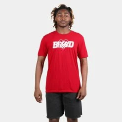 Beyond Blessed Hearts Short Sleeve Tee 15 Beyond Blessed Hearts Short Sleeve Tee -Running Shop bbheartsdm130 red 1 sv