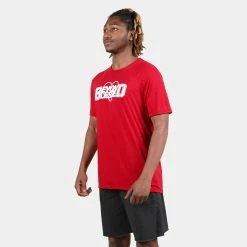 Beyond Blessed Hearts Short Sleeve Tee 23 Beyond Blessed Hearts Short Sleeve Tee -Running Shop bbheartsdm130 red 3 sv