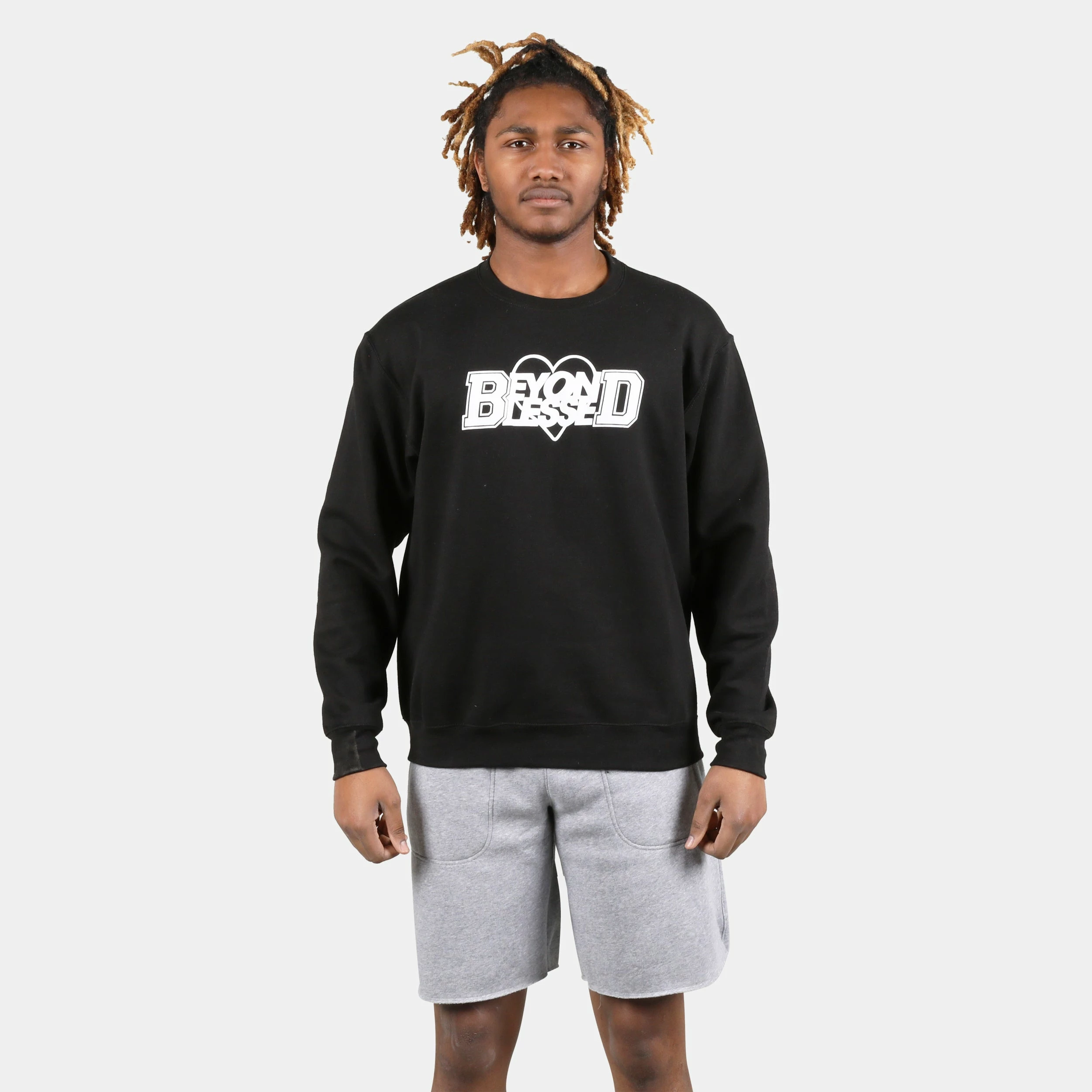 Beyond Blessed Hearts Crew Sweatshirt 1 Beyond Blessed Hearts Crew Sweatshirt