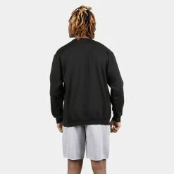 Beyond Blessed Hearts Crew Sweatshirt 13 Beyond Blessed Hearts Crew Sweatshirt -Running Shop bbheartspc78 black lg 2 svs