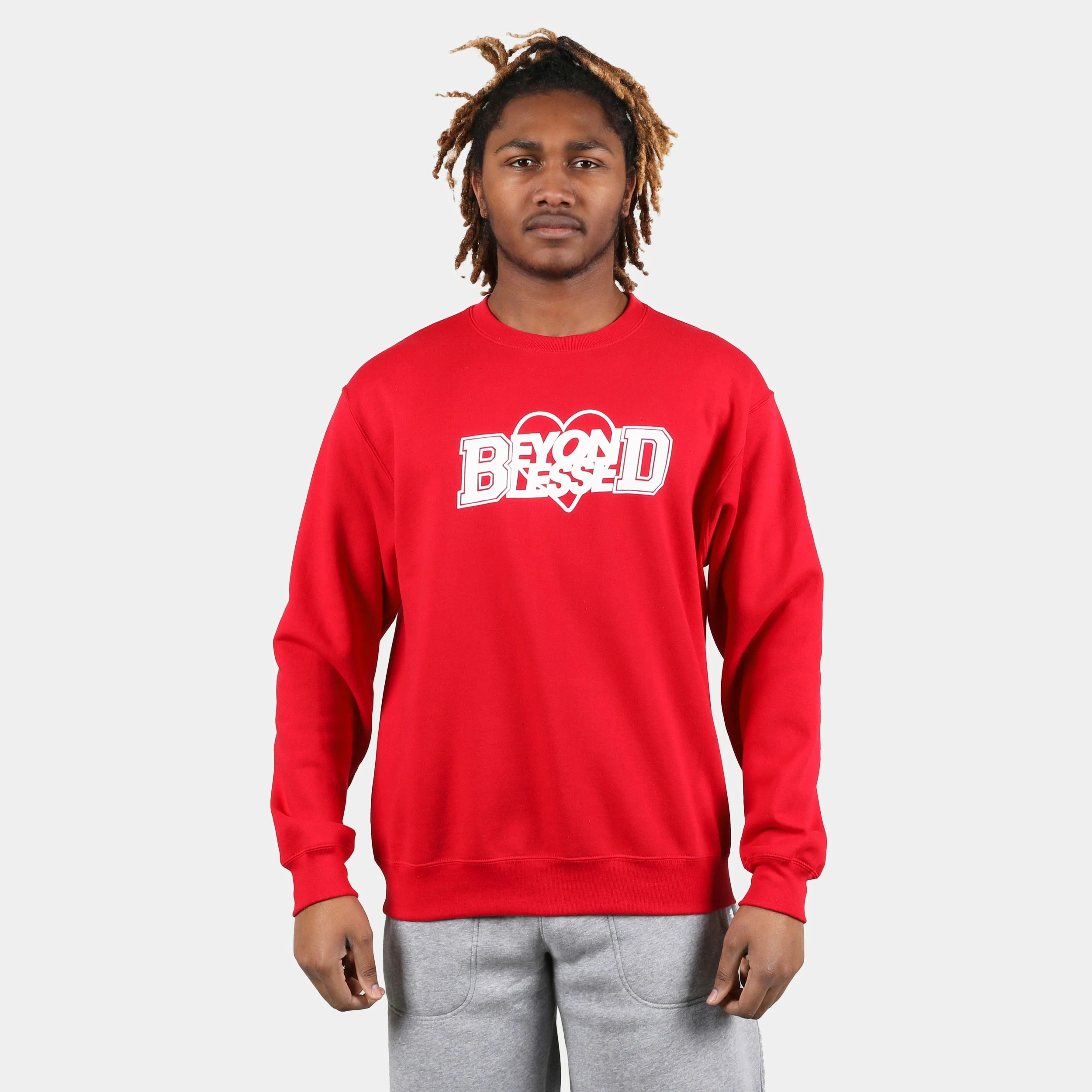 Beyond Blessed Hearts Crew Sweatshirt 2 Beyond Blessed Hearts Crew Sweatshirt - Image 2