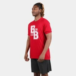 Beyond Blessed BB Short Sleeve Tee 21 Beyond Blessed BB Short Sleeve Tee -Running Shop bblogodm130 red 3 sv
