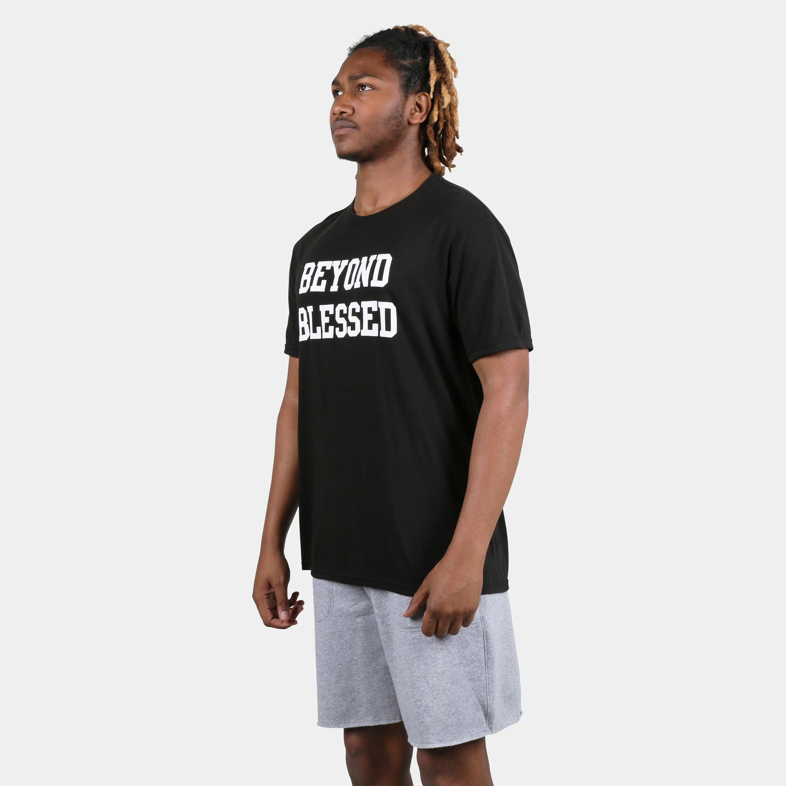 Beyond Blessed Text Short Sleeve Tee 10 Beyond Blessed Text Short Sleeve Tee - Image 10