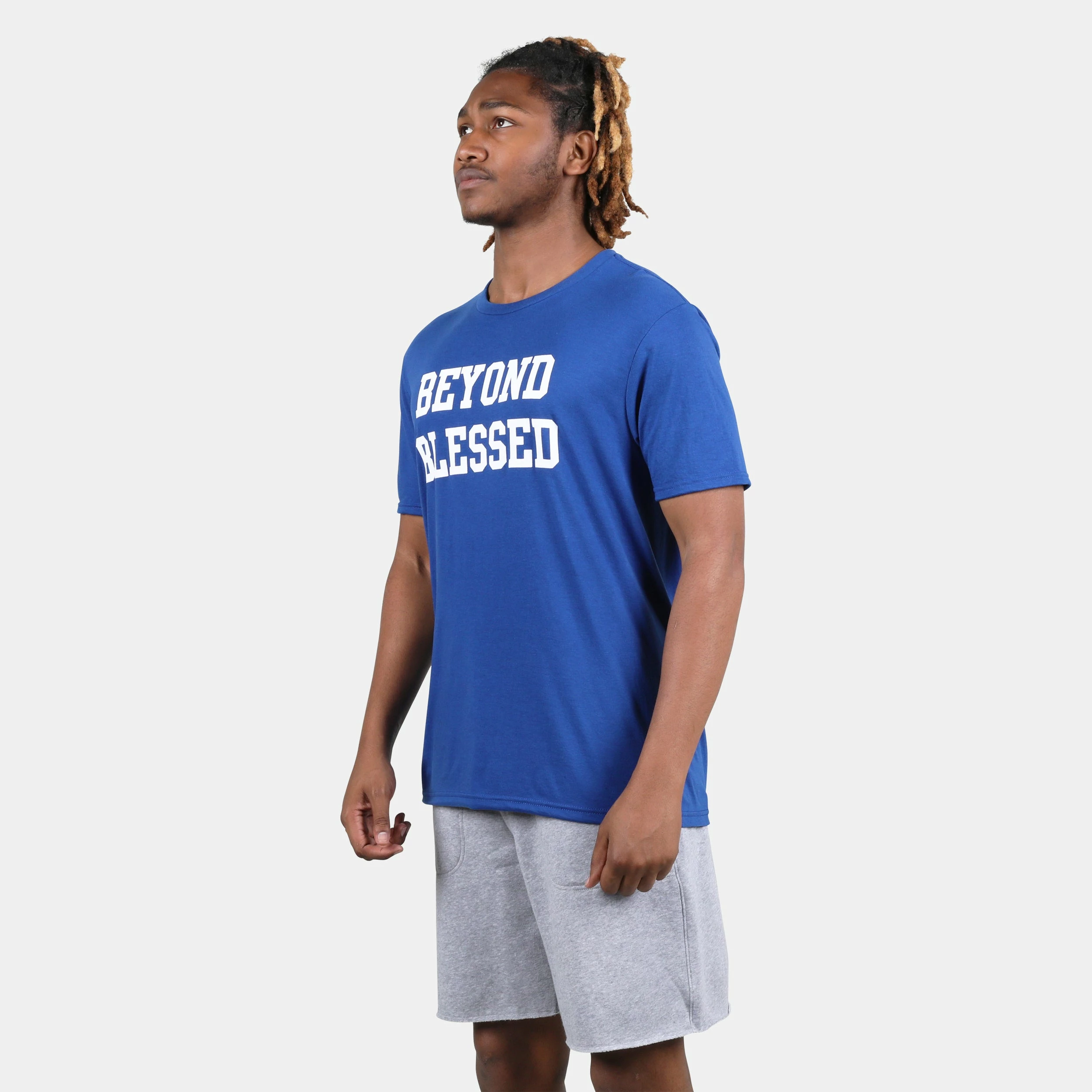 Beyond Blessed Text Short Sleeve Tee 11 Beyond Blessed Text Short Sleeve Tee - Image 11
