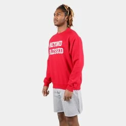 Beyond Blessed Text Crew Sweatshirt 10 Beyond Blessed Text Crew Sweatshirt -Running Shop bbtextpc78 red lg 3 svs