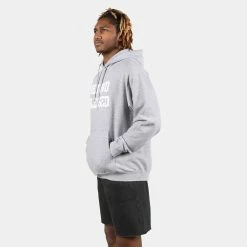 Beyond Blessed Text Hoodie 15 Beyond Blessed Text Hoodie -Running Shop bbtextpc78h grey lg 3 svs