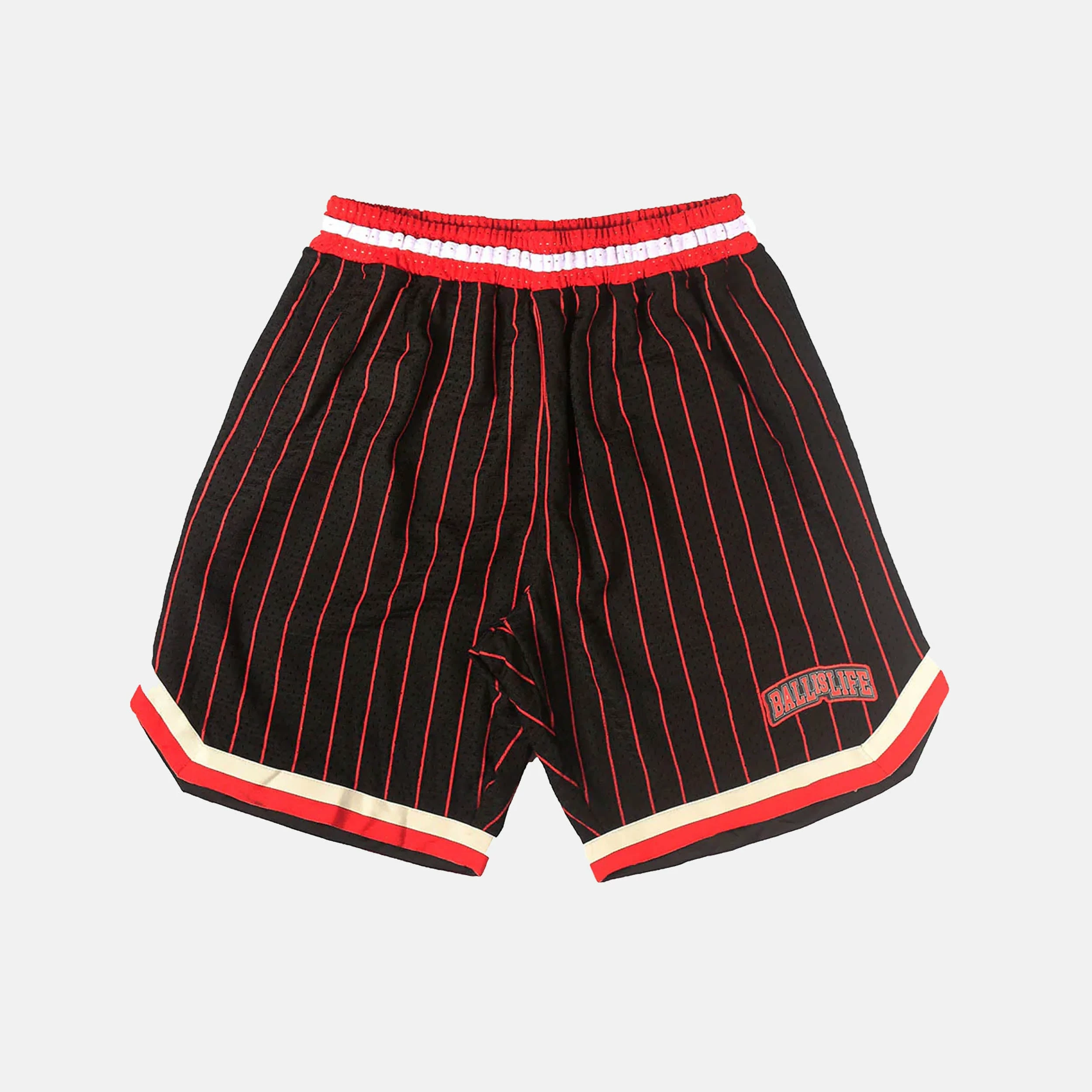 Ball Is Life BIL Black Red Basketball Shorts 1 Ball Is Life BIL Black Red Basketball Shorts