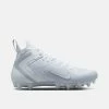 Nike Alpha Huarache 8 Elite Lacrosse Cleats, White/Platinum