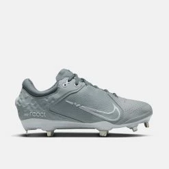Nike Women's Hyperdiamond 4 Elite Softball Cleats, Wolf Grey/Pure Platinum