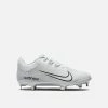 Nike Women's Hyperdiamond 4 Pro Softball Cleats, White/Pure Platinum