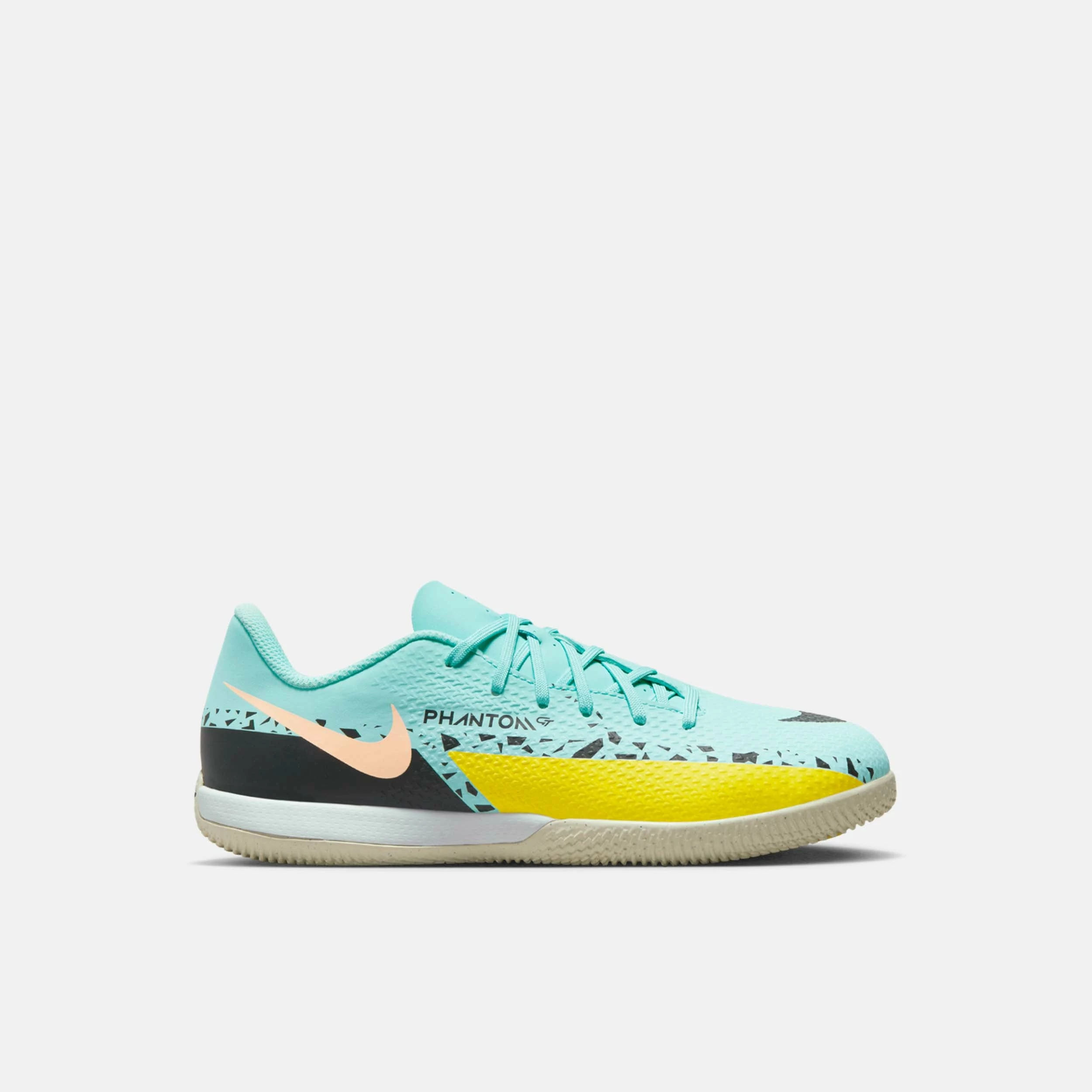Nike Kids' Phantom GT2 Academy Indoor/Court Soccer Shoe, Glacier Ice 1 Nike Kids' Phantom GT2 Academy Indoor/Court Soccer Shoe, Glacier Ice