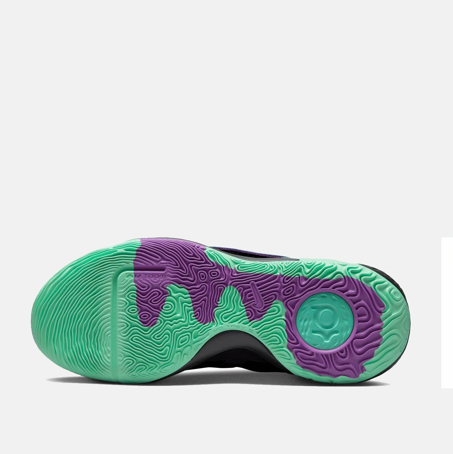 Nike KD Trey 5 X Basketball Shoe, Black/Vivid Purple 3 Nike KD Trey 5 X Basketball Shoe, Black/Vivid Purple - Image 3
