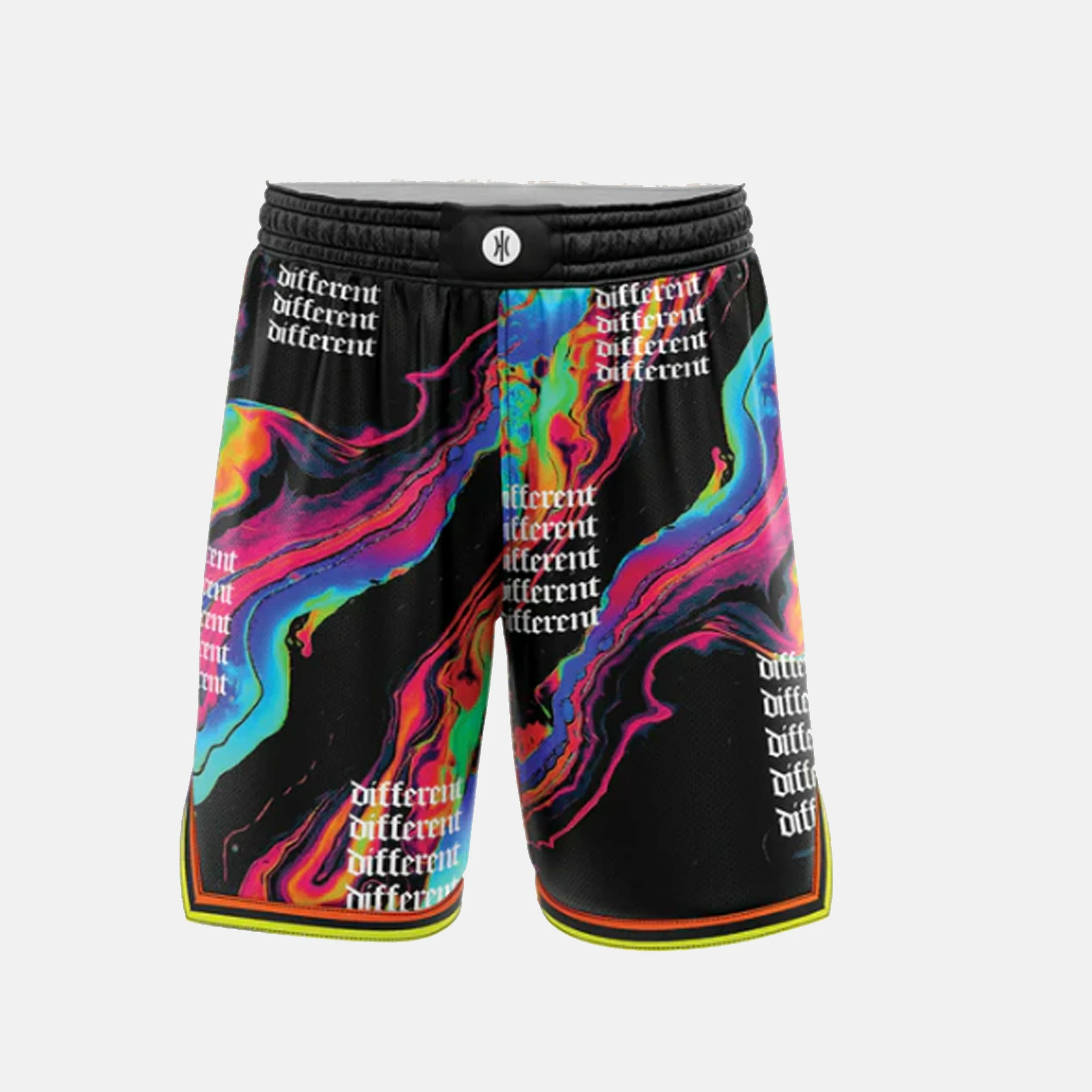Hoop Culture Different Groove Hoop Shorts, Black/Multi 1 Hoop Culture Different Groove Hoop Shorts, Black/Multi