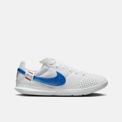 Nike Kids' Streetgato Soccer Shoes, White/Game Royal