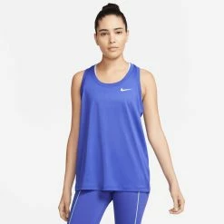 Nike Women's Dri-Fit Racerback Tank, Lapis