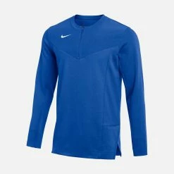 Nike Men's 1/2 Zip Long-Sleeve Football Top, Game Royal