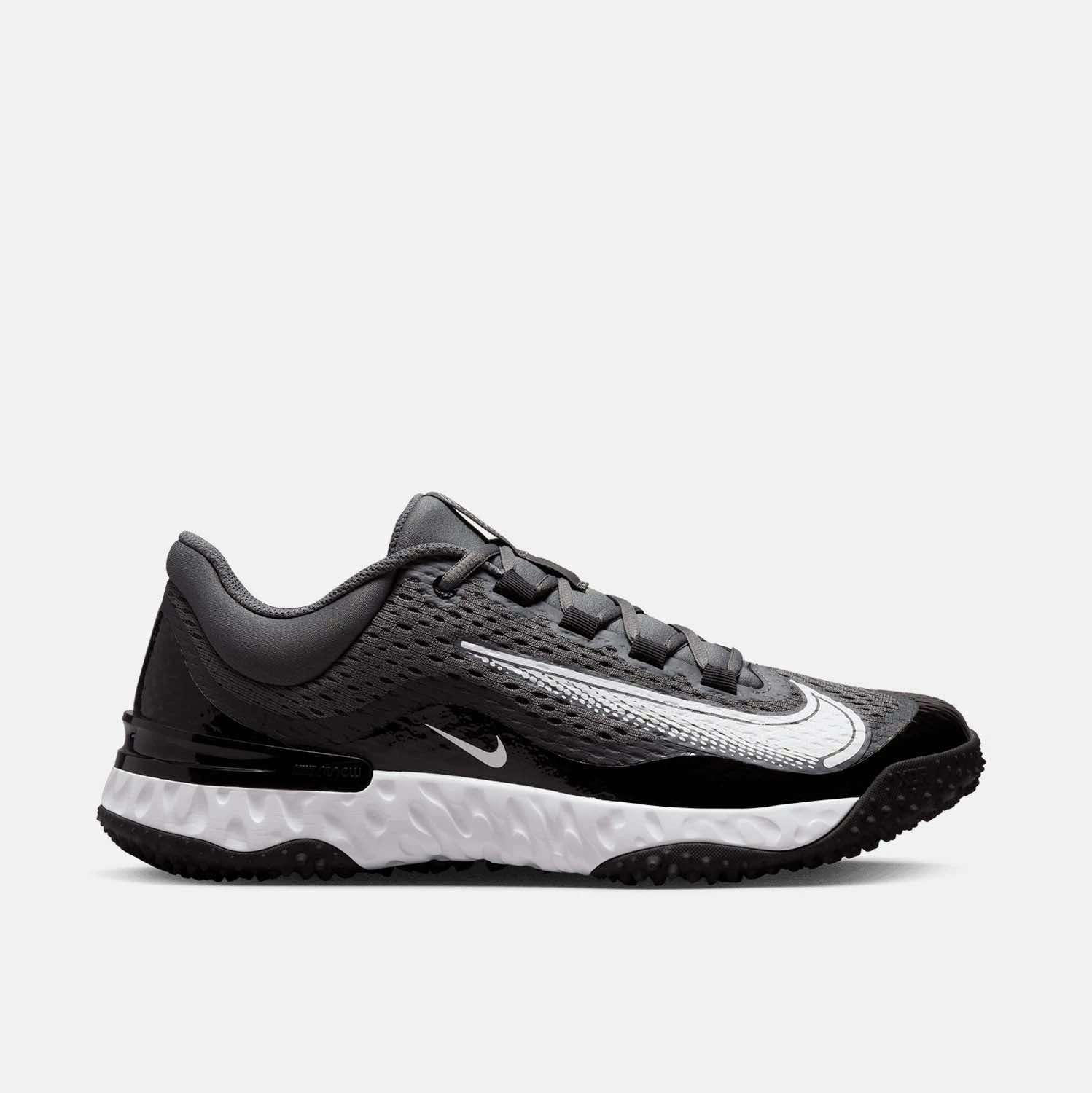 Nike Men's Alpha Huarache Elite 4 Turf Baseball Shoes, Black/White 1 Nike Men's Alpha Huarache Elite 4 Turf Baseball Shoes, Black/White