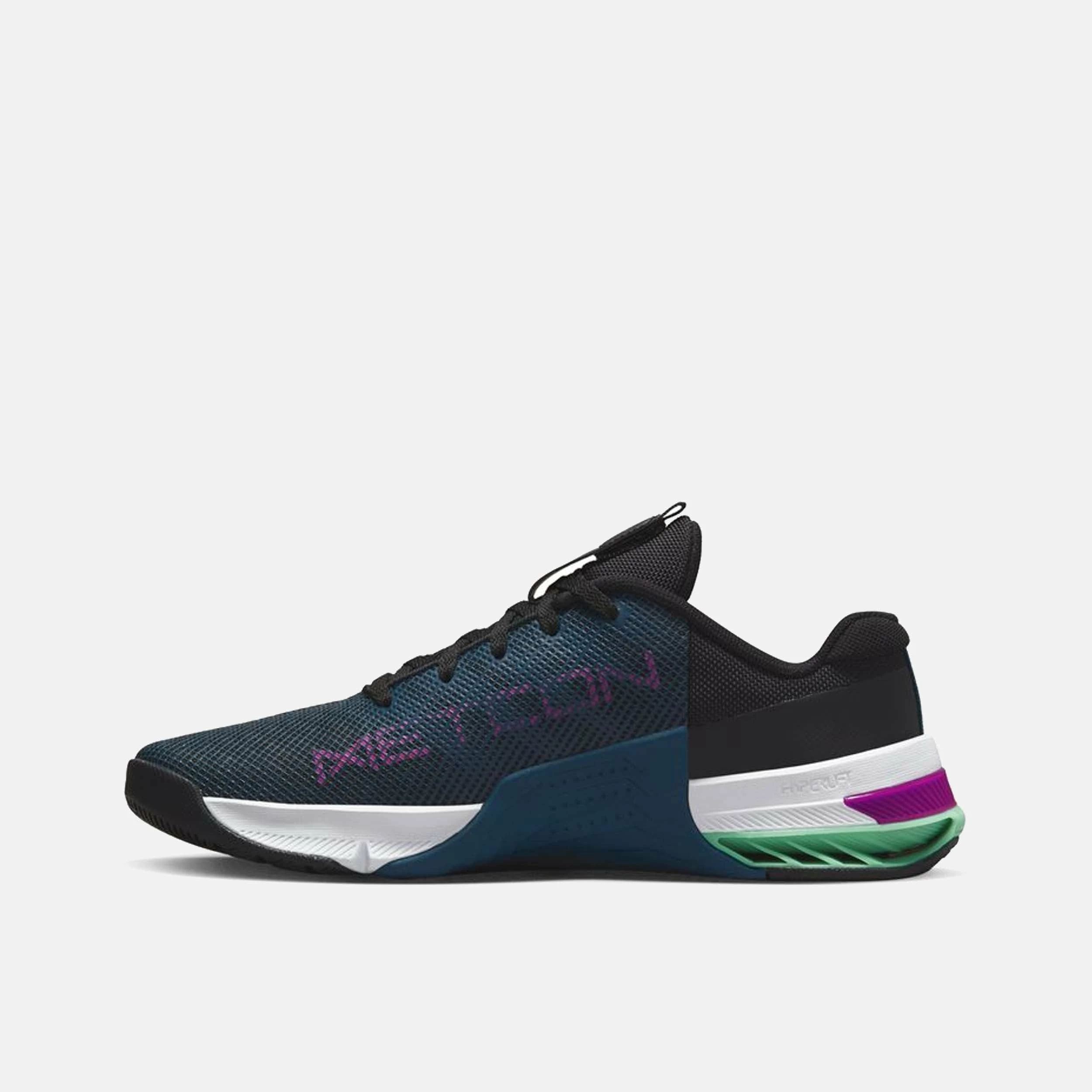 Nike Women's Metcon 8 Training Shoe, Black/Blue 2 Nike Women's Metcon 8 Training Shoe, Black/Blue - Image 2