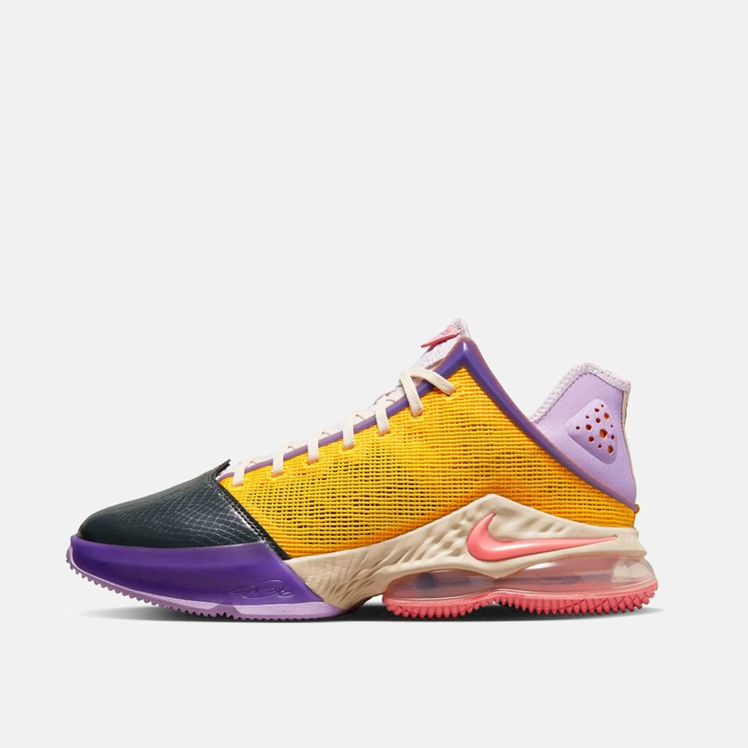 Nike Men's LeBron 19 Low Basketball Shoes, Lilac/Pink Gaze 2 Nike Men's LeBron 19 Low Basketball Shoes, Lilac/Pink Gaze - Image 2
