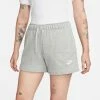 Nike Women's Sportswear Club Fleece Mid-Rise Shorts, Grey Heather