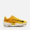 Nike Men's Alpha Huarache Elite 4 Low Baseball Cleats, Amarillo/Black