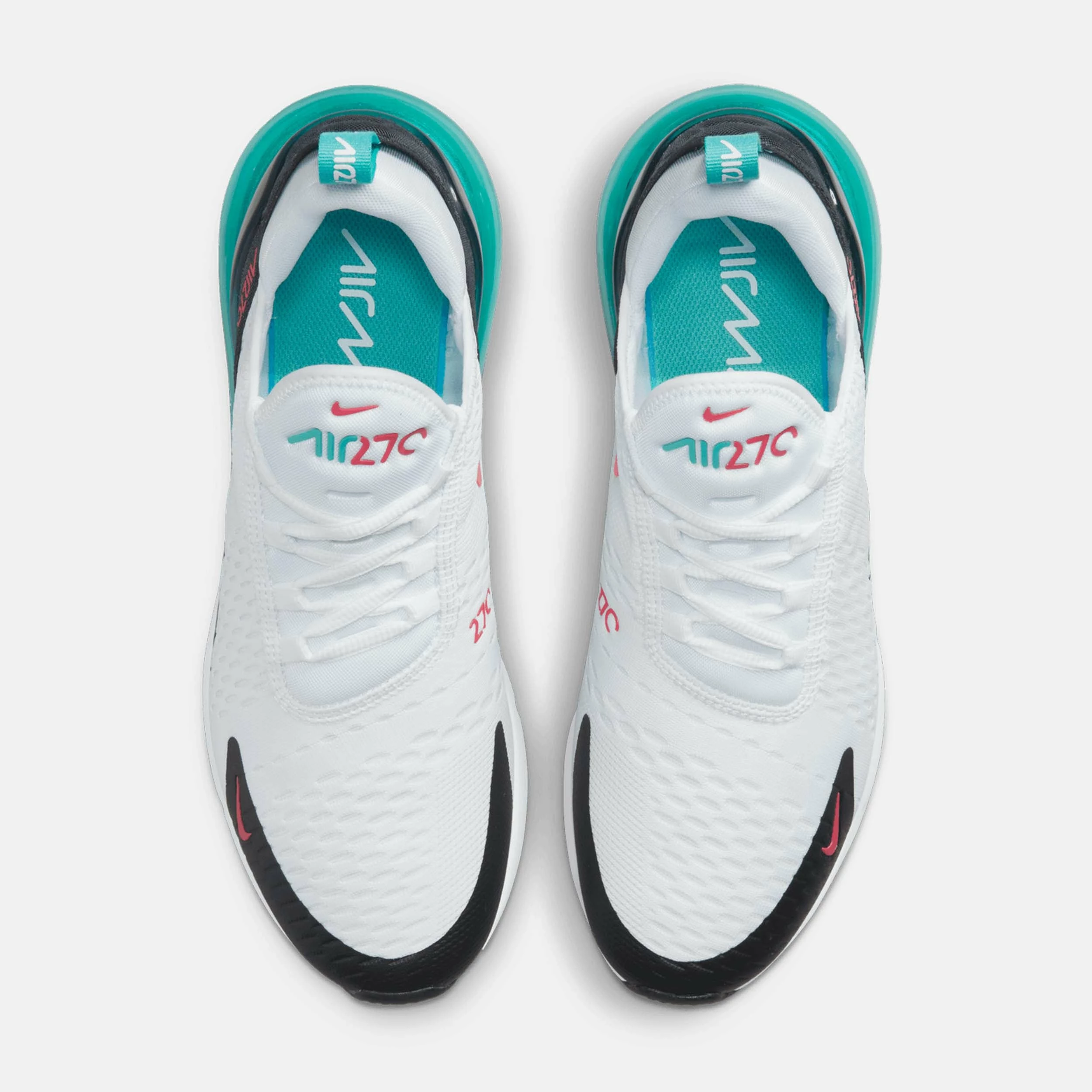 Nike Men's Air Max 270, Rush/Teal 5 Nike Men's Air Max 270, Rush/Teal - Image 5