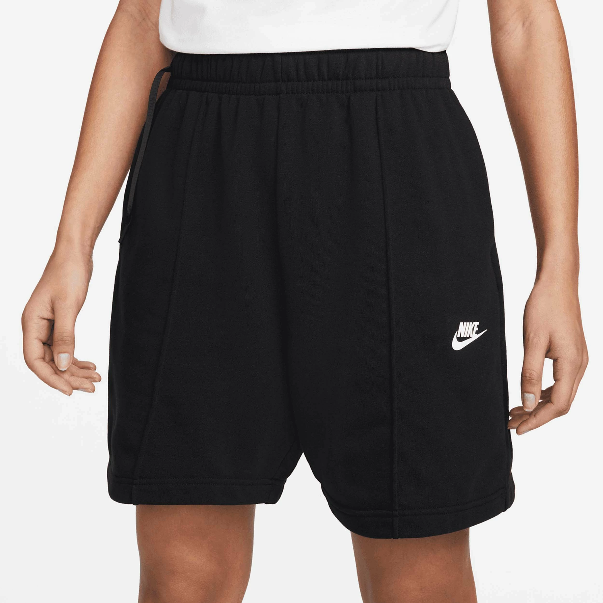 Nike Women's High-Rise Sportswear Fleece Dance Shorts, Black 1 Nike Women's High-Rise Sportswear Fleece Dance Shorts, Black