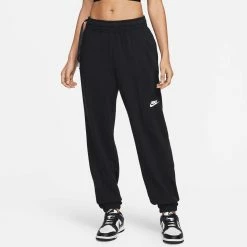 Nike Women's Loose Sportswear Fleece Dance Pants, Black