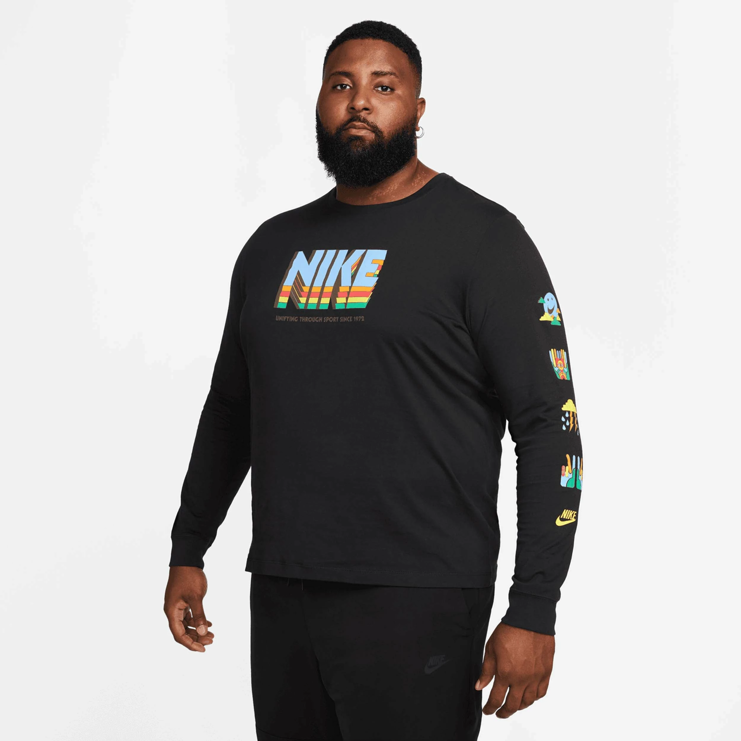 Nike Men's NSW Unifying Sports Long Sleeve, Black 1 Nike Men's NSW Unifying Sports Long Sleeve, Black