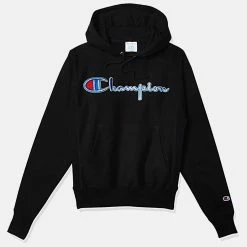 Champion Men's Reverse Weave Pullover Hoodie 7 Champion Men's Reverse Weave Pullover Hoodie -Running Shop gf68 586047 bkc