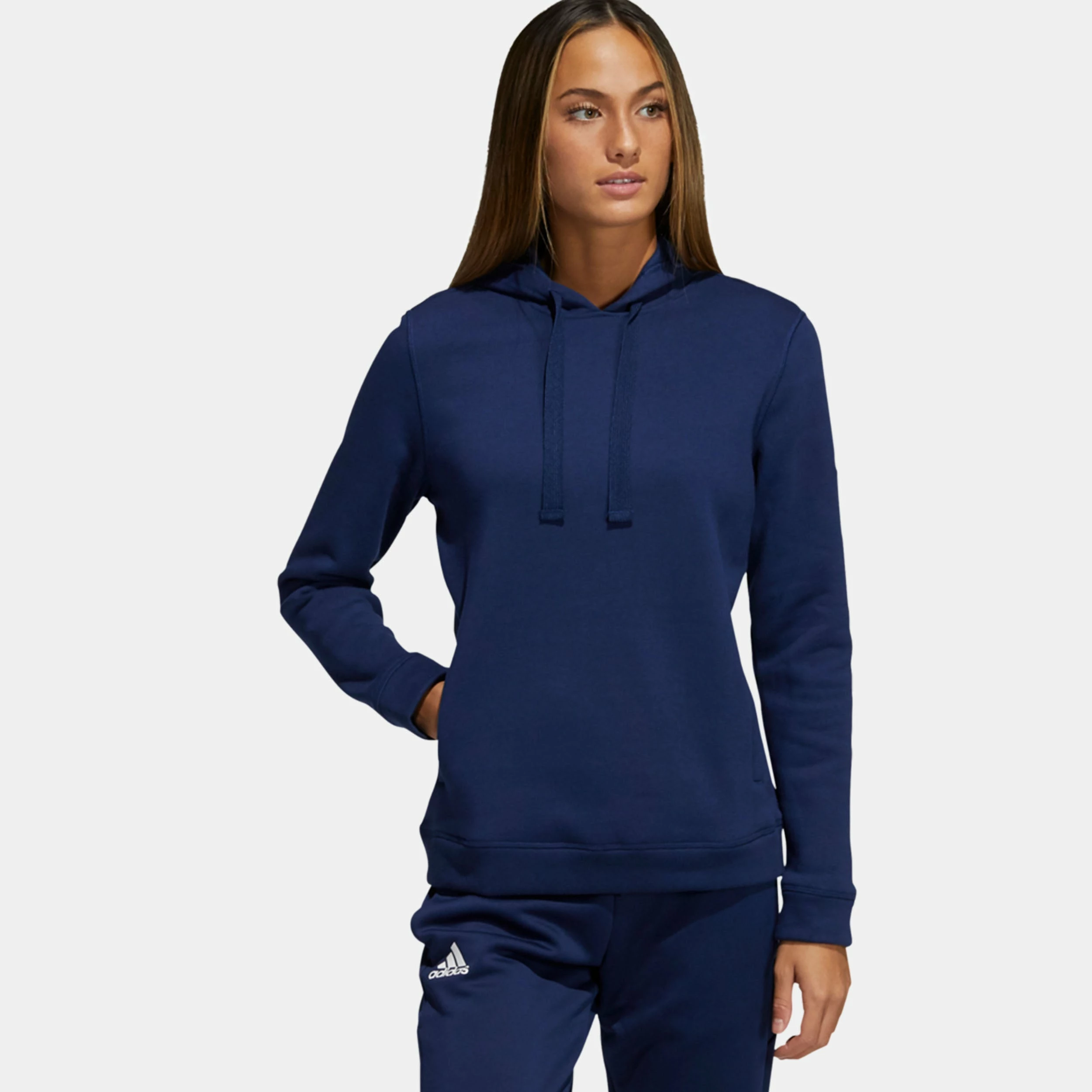 ADIDAS Women's Fleece Hoodie 3 ADIDAS Women's Fleece Hoodie - Image 3