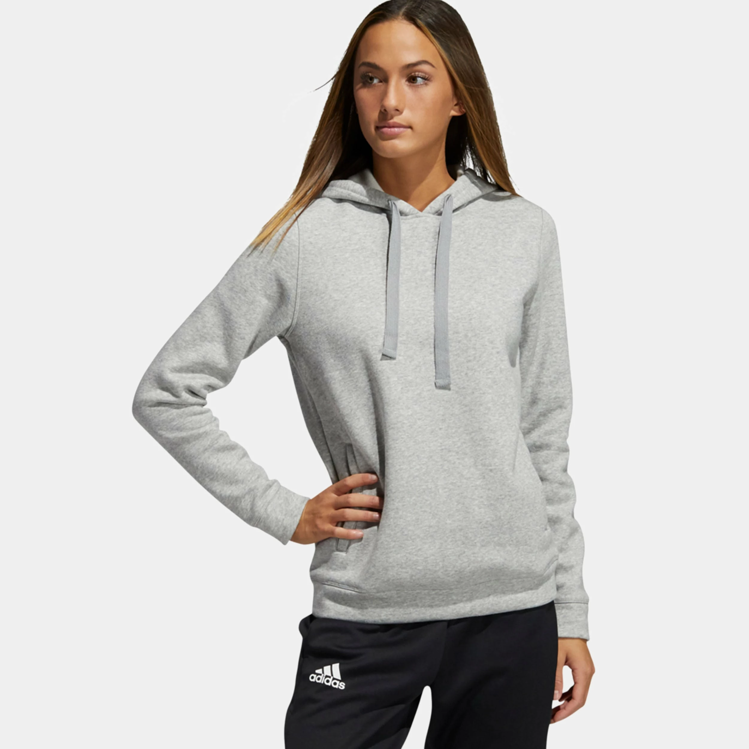 ADIDAS Women's Fleece Hoodie 2 ADIDAS Women's Fleece Hoodie - Image 2