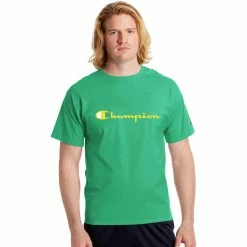 Champion Mens Classic Jersey Graphic S/S Tshirt 22 Champion Mens Classic Jersey Graphic S/S Tshirt -Running Shop gt23h y07718 cham gre