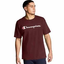 Champion Mens Classic Jersey Graphic S/S Tshirt 19 Champion Mens Classic Jersey Graphic S/S Tshirt -Running Shop gt23h y07718 cham mar
