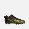 ADIDAS Men’s Freak 22 Football Cleats, Black/Gold Metallic